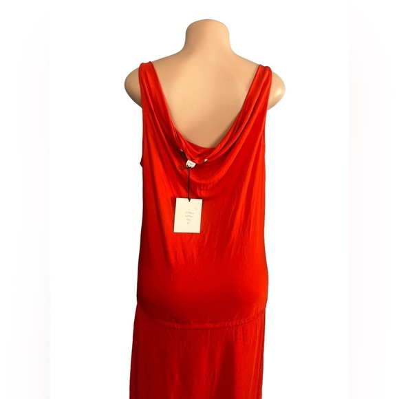 Diane Von Furstenberg Tadd Orange Dress Viscose Knit - Picture 8 of 12